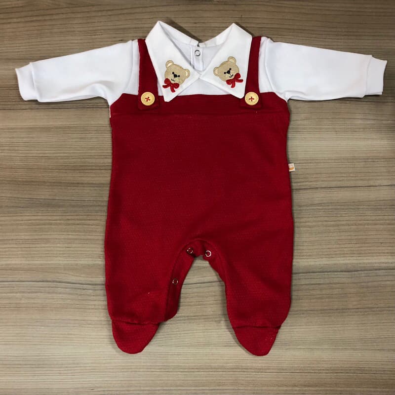 Macacão ursinho para recém nascidou