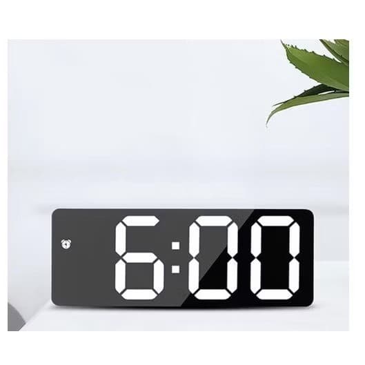 Relógio Digital De Mesa E Parede Led Com Data E Alarme