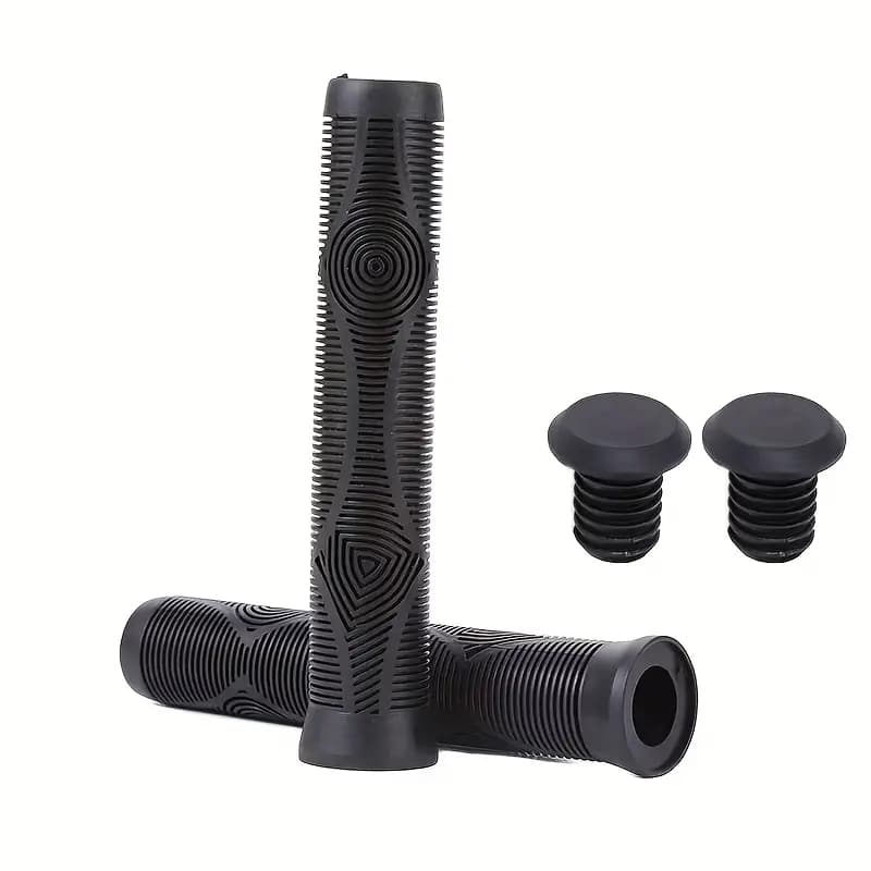MANOPLA GTA 165mm Preta (SEM FLANGE) para BMX, MTB, Bike DH e Grau - Tipo GIOS / Gigante