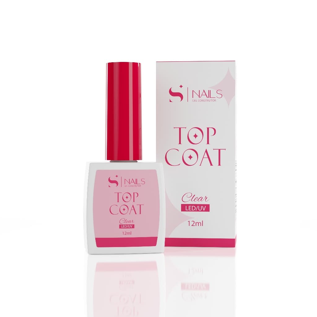 Sun Nails Top Coat Clear 12ml - com Anvisa