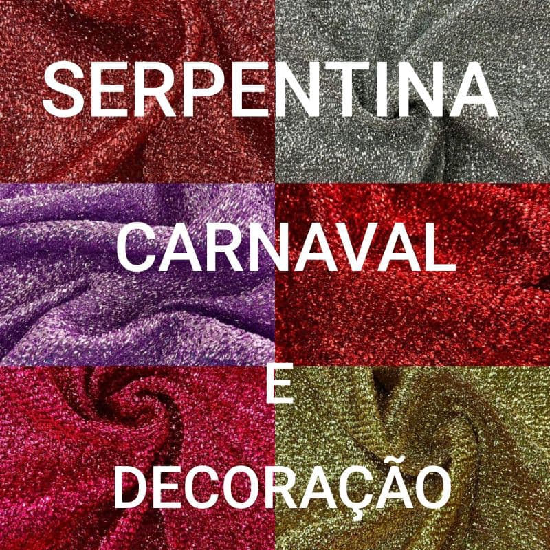 2 METROS TECIDO SERPENTINA FANTASIA DECORAÇÃO CARNAVAL - 2mtx 1,50m - 100% POLIÉSTER