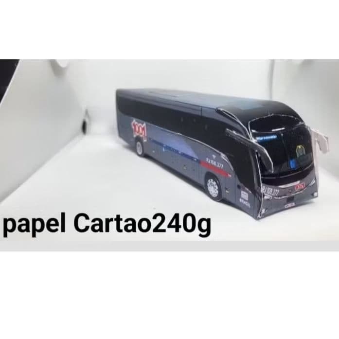 Miniatura De Ônibus Marcopolo viaggio 1050Scania 1001 G8 PAPELCARTAO240G