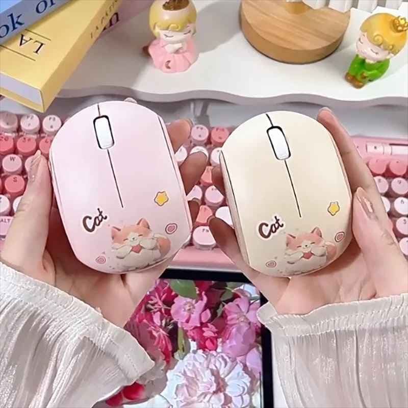 Mouse Sem Fio Modo Duplo 2.4G e Bluetooth Portátil Compacto Universal PC Notebook Tablet Wireless