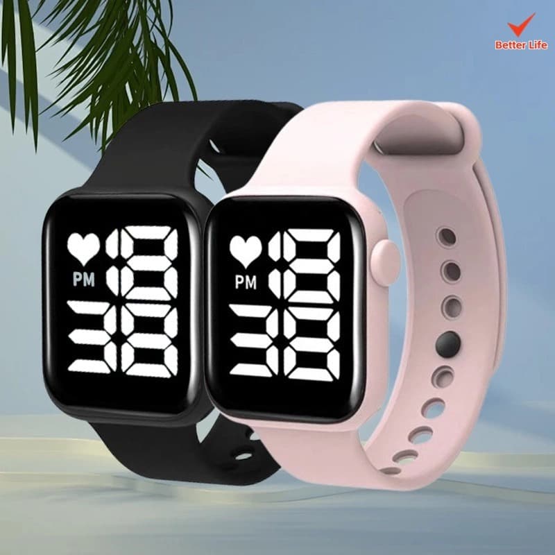 Relógio de Led Pulso Esportivo Watch Relógio digital  Adulto e Infantil Esporte Prova água-BT