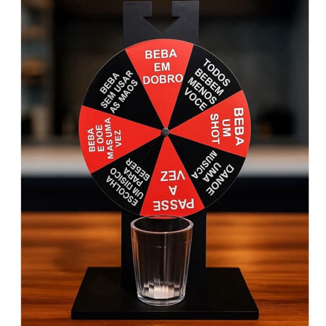 Roleta da Diversão Roleta shot Divertida