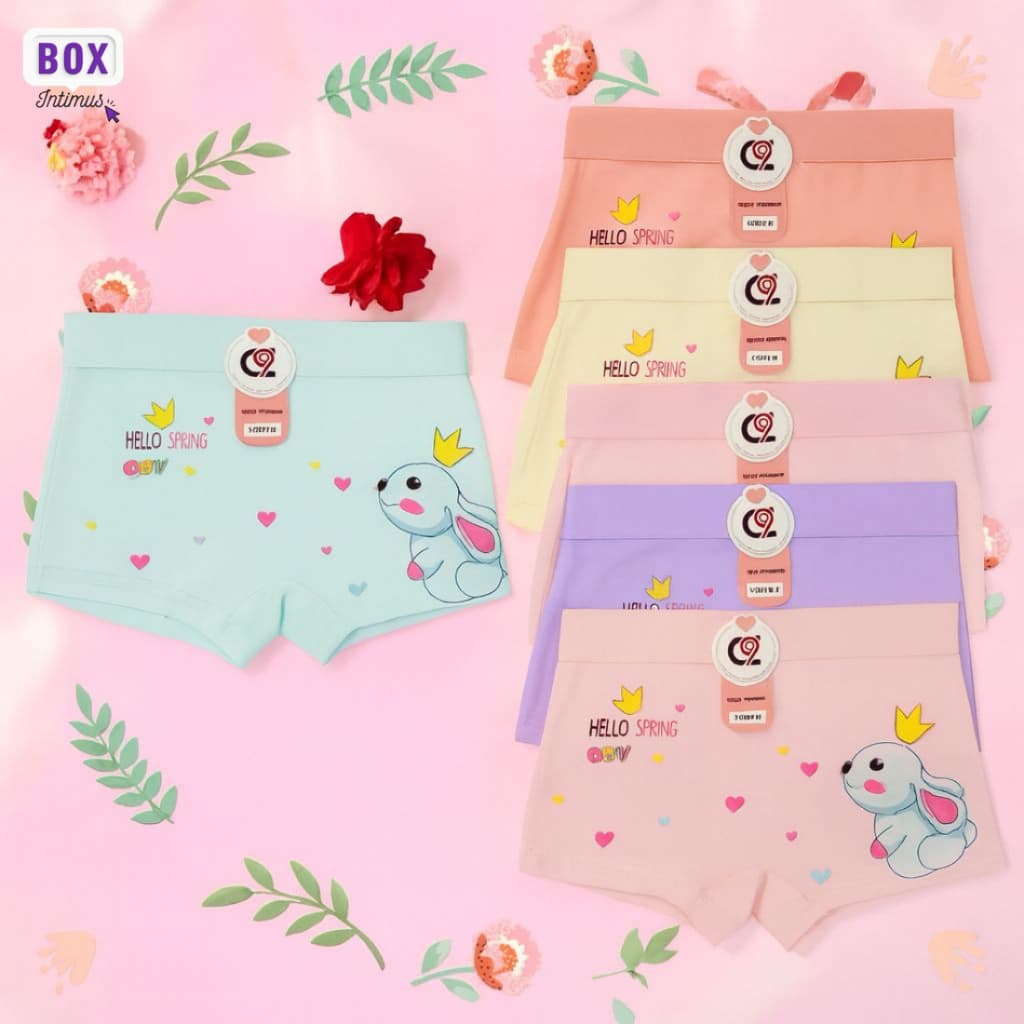 Kit Calcinhas Boxer Infantis Femininas – Confortável 2/5/10 Peças.