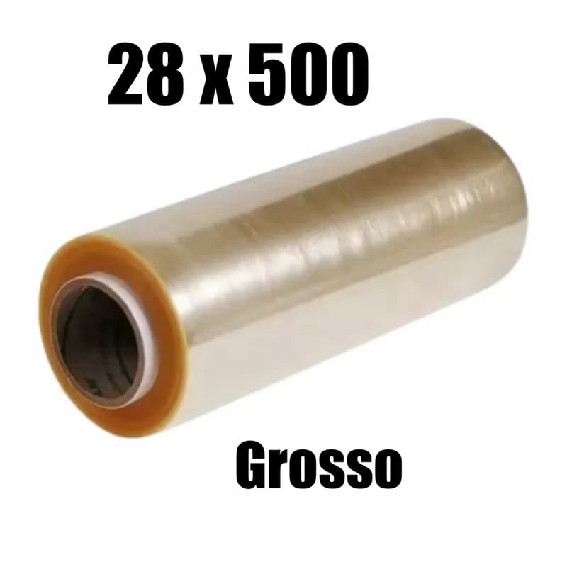 Bobina Plastico De Filme Pvc 28cm X 500 METROS ESTICAVEL
