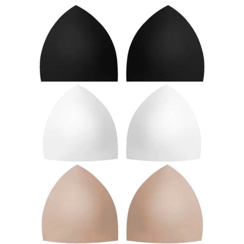 Bojo Espuma Triângulo 10 Pares Para Confecção Sutiã / Roupa / Biquini Comfort Promoção