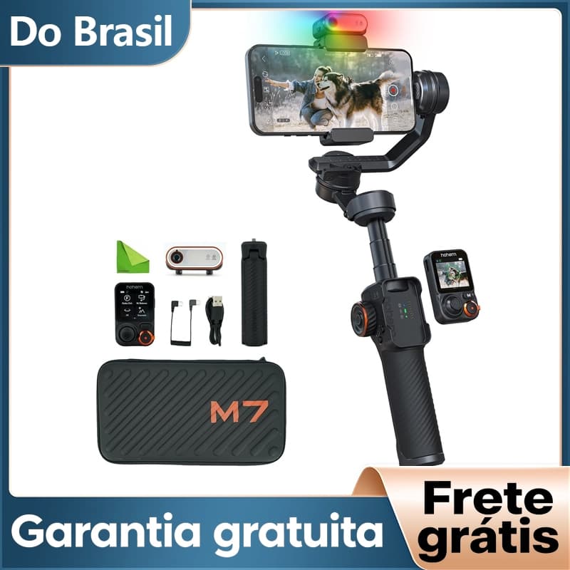 Estabilizador Gimbal Hohem iSteady M7 com Controle Remoto e Rastreamento por IA