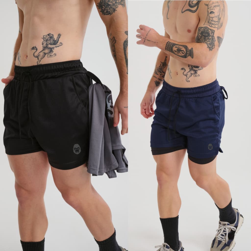 Shorts de Compressão Masculino Treino Corrida Kong
