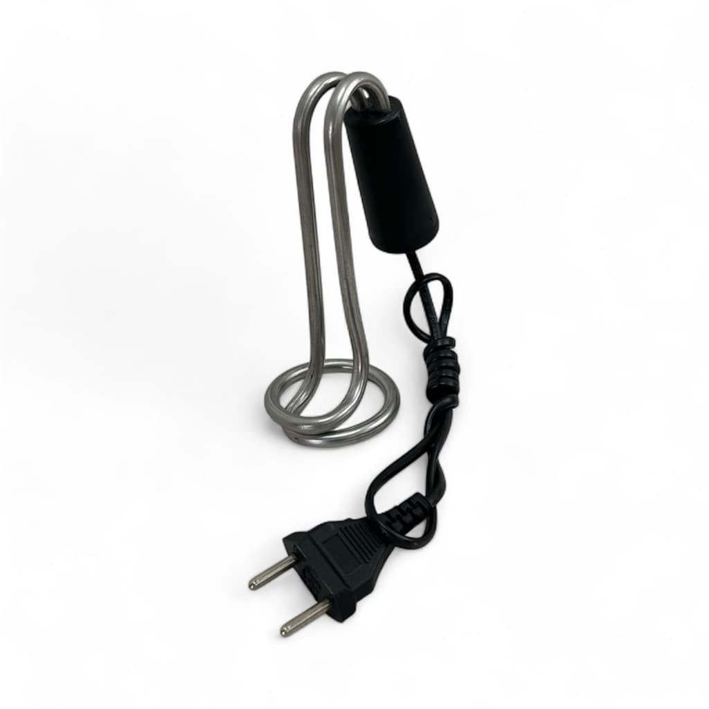 Ebulidor Elétrico Curvo De Copo Rabo Quente 1000watts Mergulhinho Térmico 110v/220v Portátil Esquenta Água Ferve Rápido