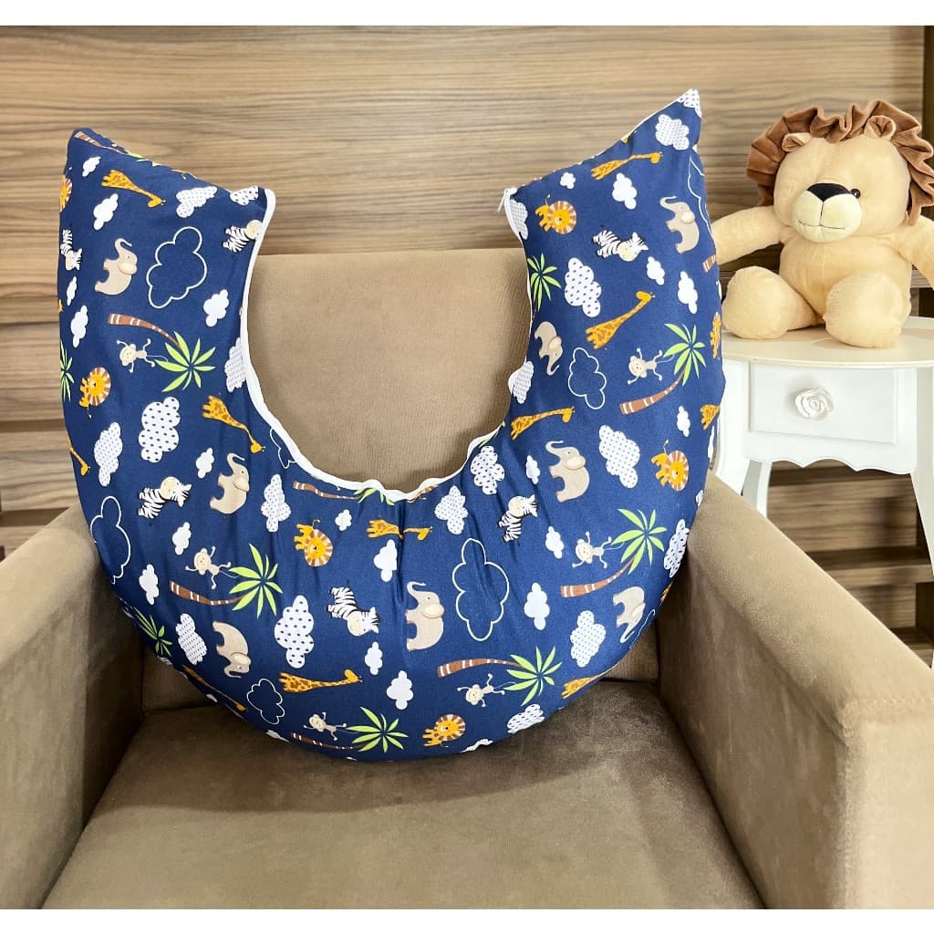 Capa Para Almofada De Amamentação 100% Algodão - Somente Capa