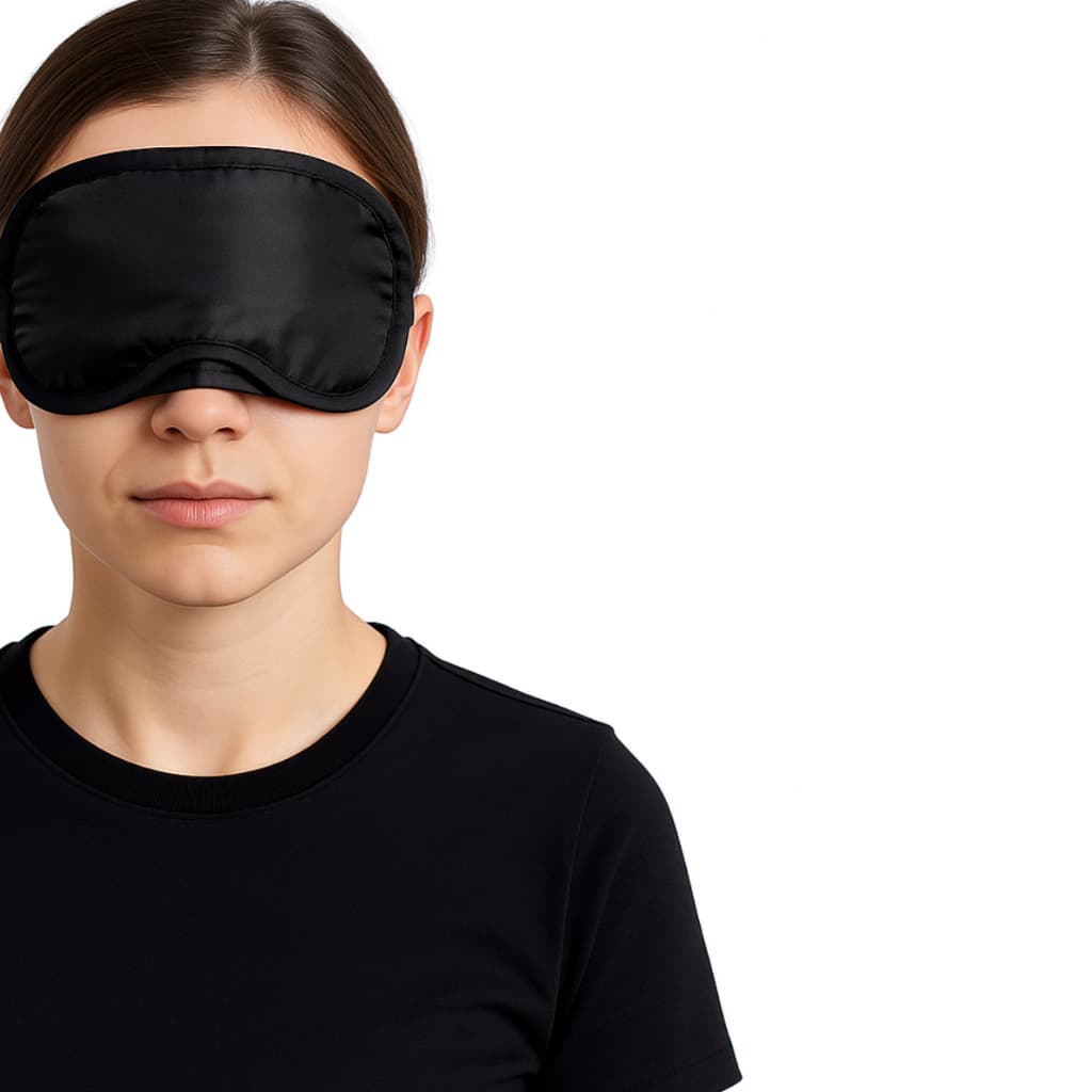 Kit 1/2/3 Máscara Para Dormir Tapa Olhos em Poliéster! Desperte para o Conforto Absoluto Exercícios