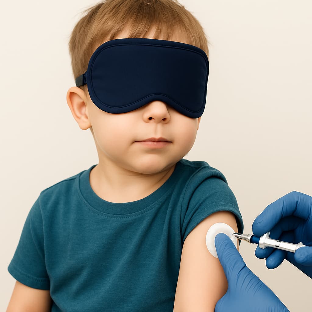 Máscara Para Dormir Tapa Olhos em Poliéster! Desperte para o Conforto Absoluto Unissex Utilidades