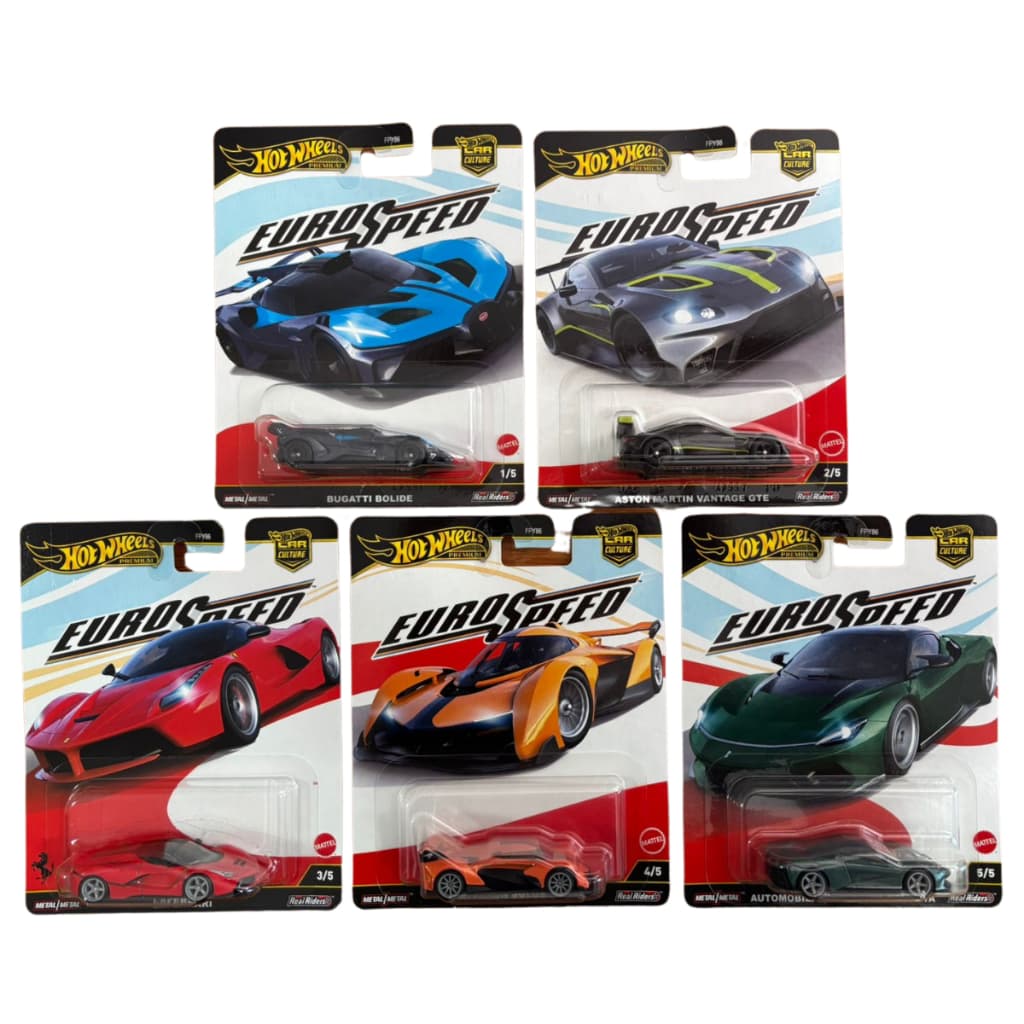 Hot Wheels Premium Car Culture Mattel Originais | Bugatti, Ferrari, Porsche, McLaren e Mais!