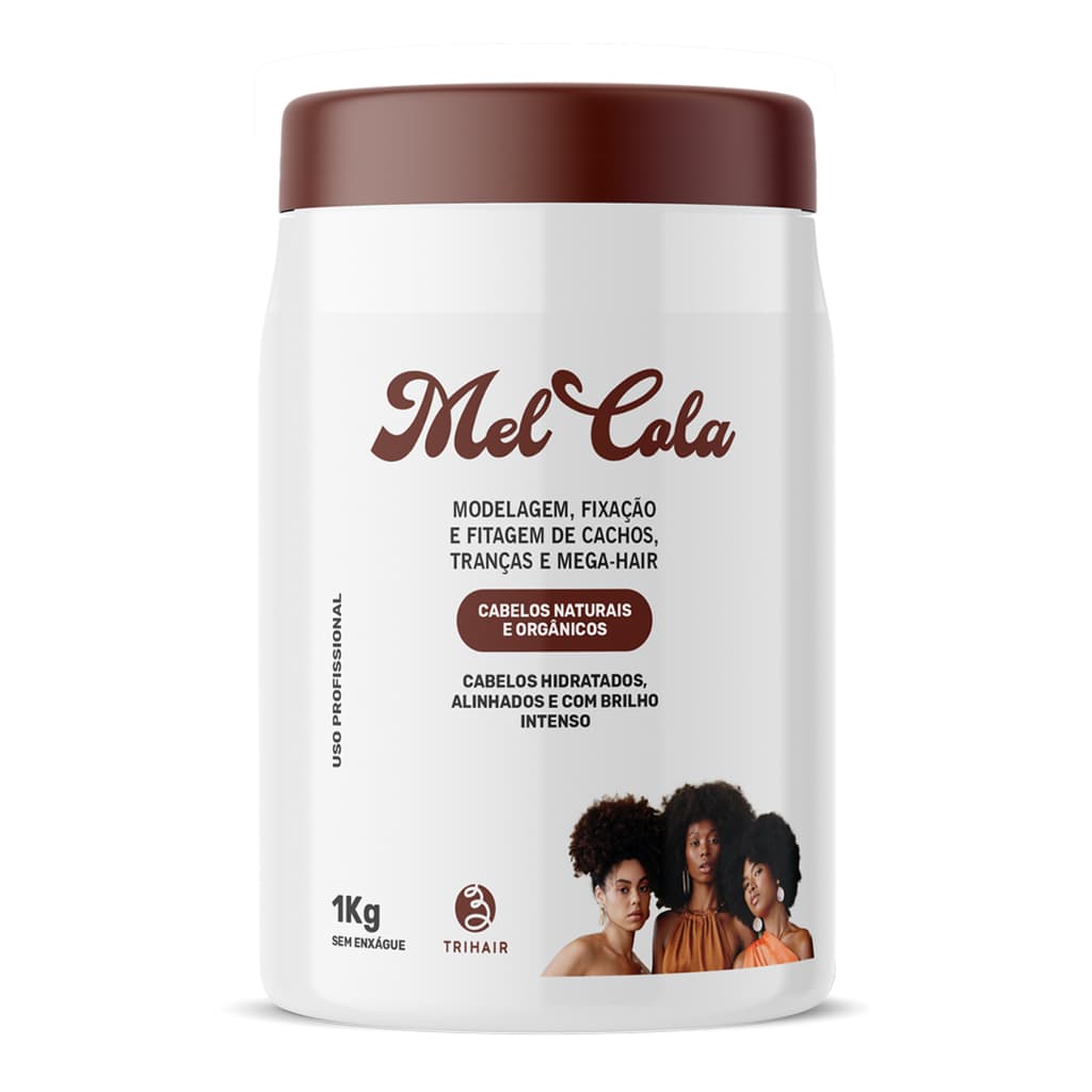 Mel Cola Trihair - Mel Natural P/ Definição, Modelação e Fixação de Cachos - Cruelty Free
