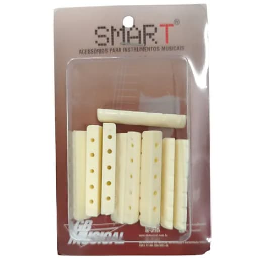 Kit 10 Pestanas De Plástico Para Violão Aço Smart