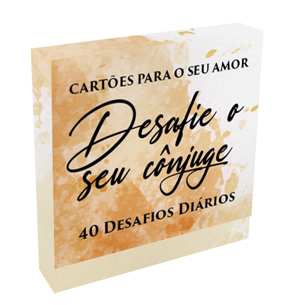 Cartões - Desafie seu cônjuge (40 Desafios Diários)