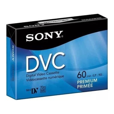 Cassete Dvc Sony Mini Dv 60 Min DVM60prrj 1 Unidade