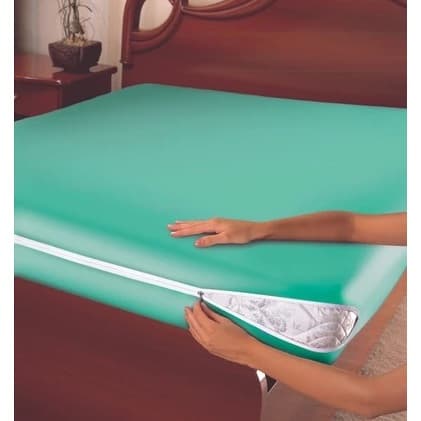 Capa Colchão Casal MALHA GEL 30cm altura Cores Sortidas