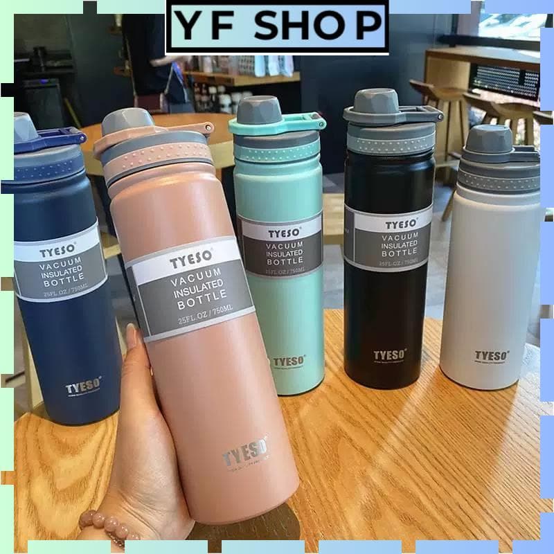 Garrafa COPO Térmica 750ML Portátil Em Barra De Gelo Carro  Aço Inoxidável Grande Capacidade Isolamento Térmico