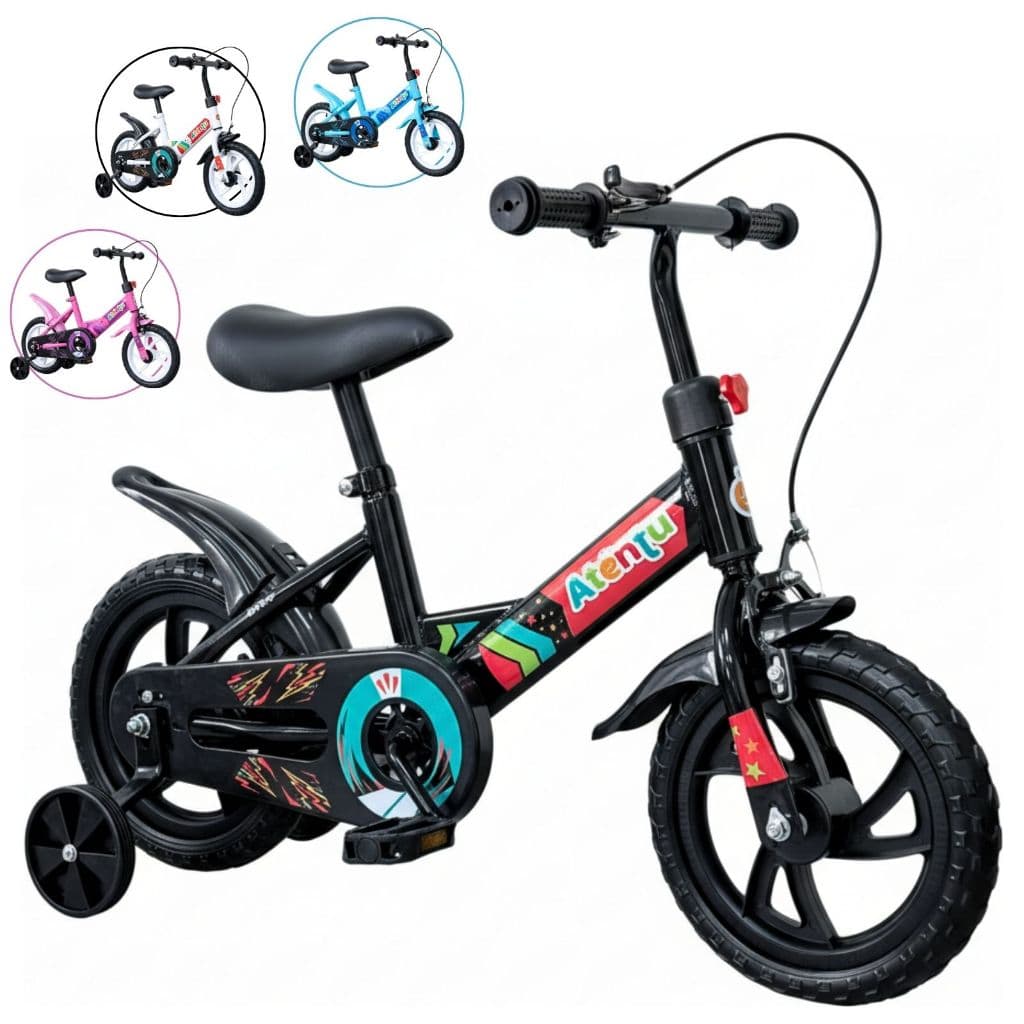 Bicicleta Infantil Aro 12 Menina Menino com Pedal e Rodinhas para Criança