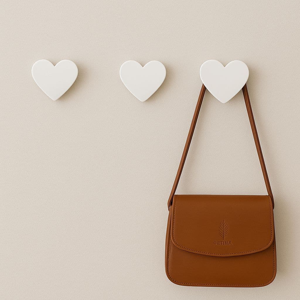 Kit Ganchos De Parede Suporte Para Toalhas e Roupas Com Fita Adesiva Branco