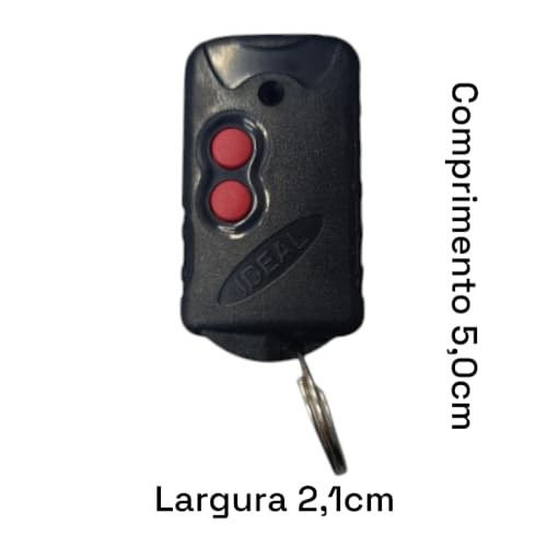 Controle compatível com centrais Rossi 433Mhz Rolling code IDEALSE - Modelo 9103