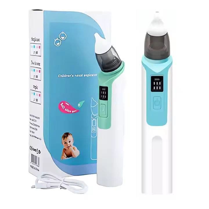 Aspirador Nasal Recarregável Para Bebês Silicone Ajustável Sucção Elétrica Crianças