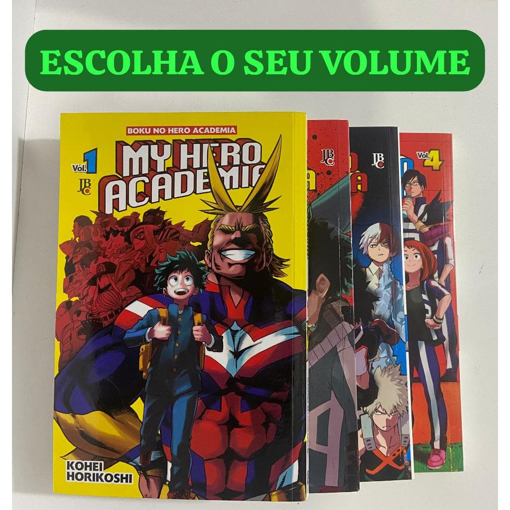 My Hero Academia (Diversos volumes em português) - Mangá Boku No Hero
