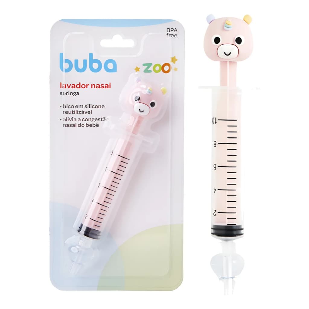 Buba Lavador Nasal Seringa Bico em Silicone