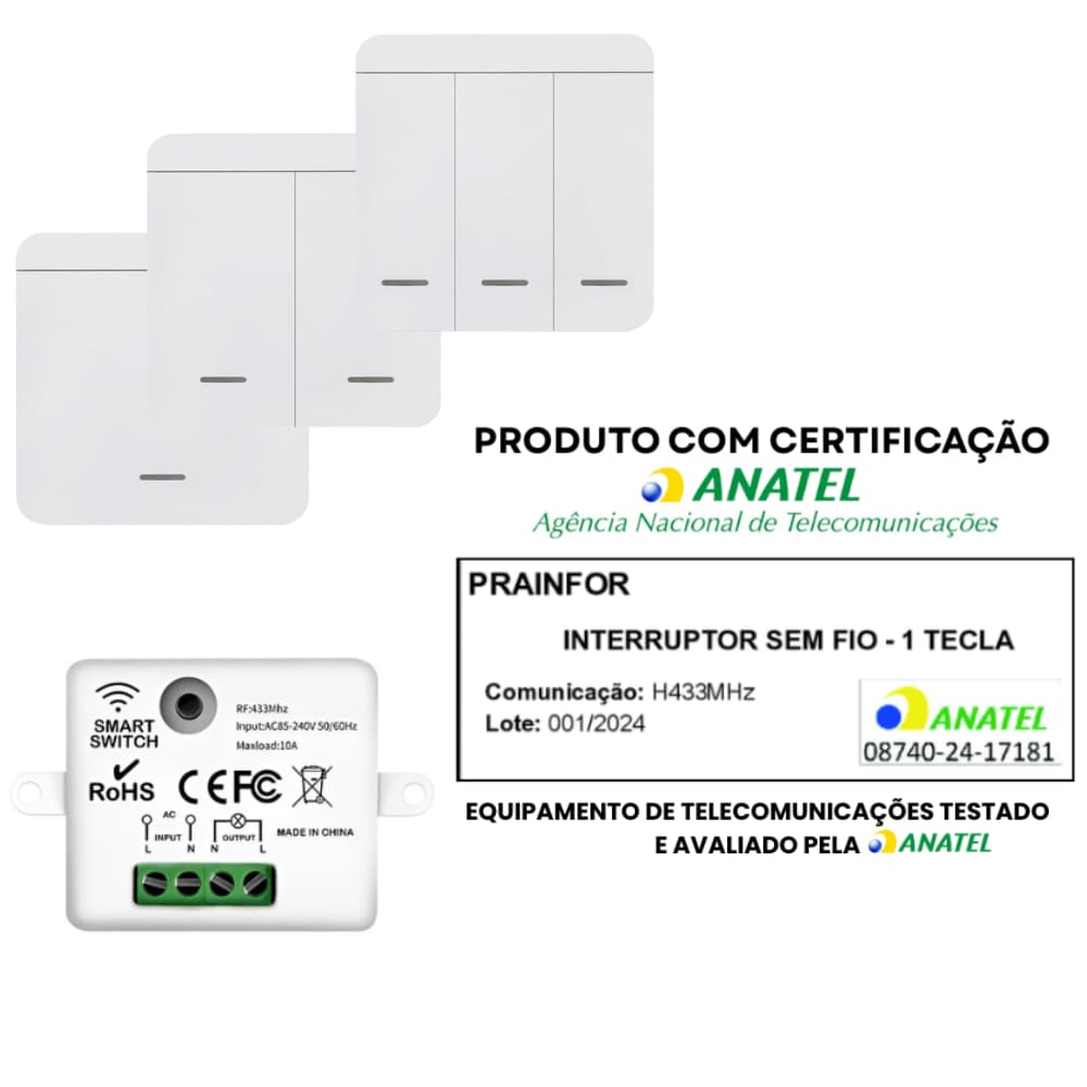 Interruptor Sem Fio com Módulo RF 433: Instale Sem Obra ou Sujeira