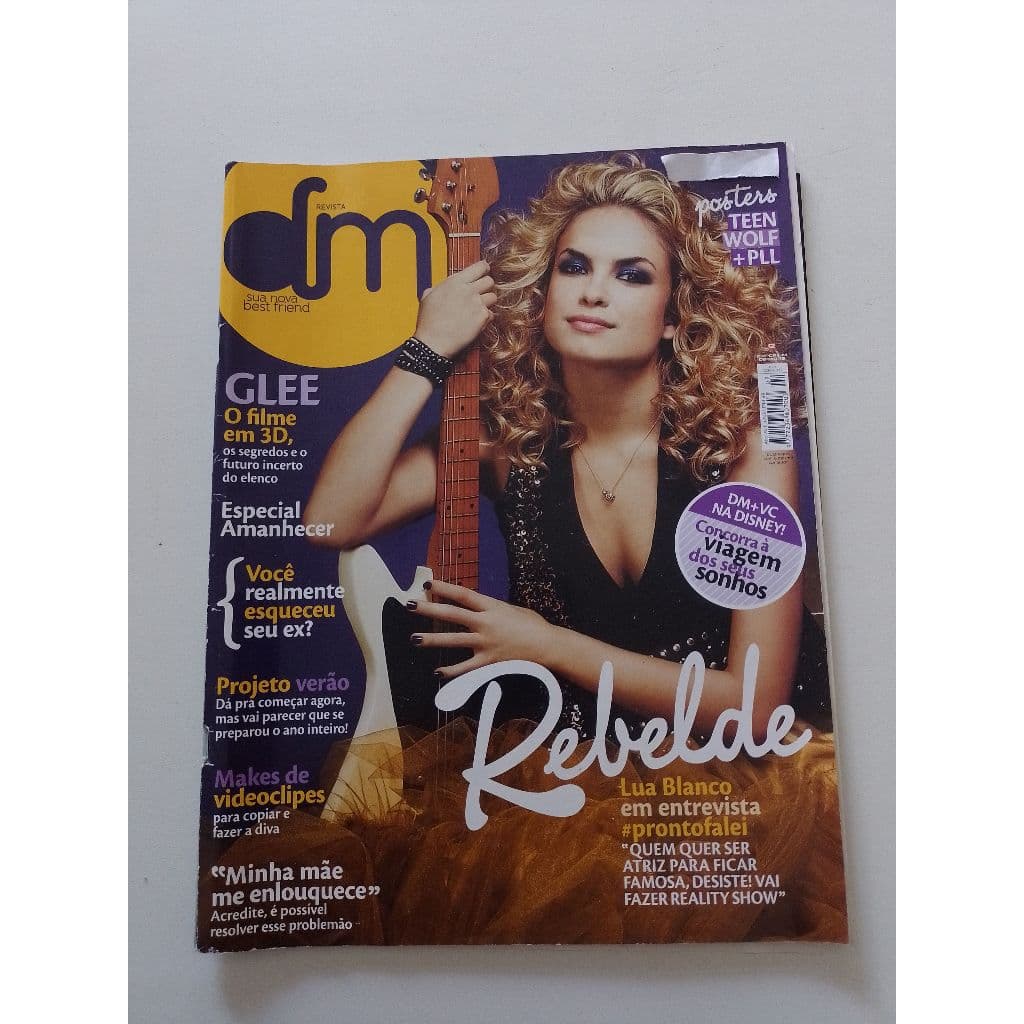Revista Dm Rebelde Lua Blanco Justin Bieber Ac813 (Usado)