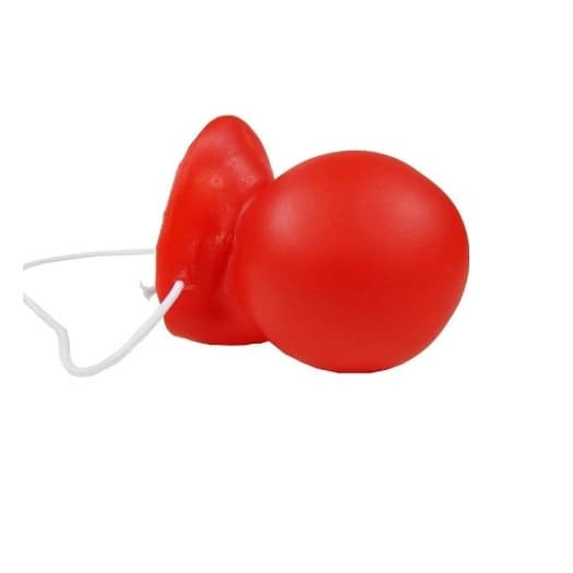 kit nariz Palhaço Silicone /Apito Látex Elástico / Fantasia Festas Circo Carnaval 1 / 2/ 3 unidades