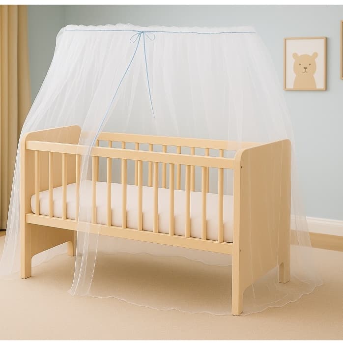 Mosquiteiro para berço padrão americano/nacional menino menina
