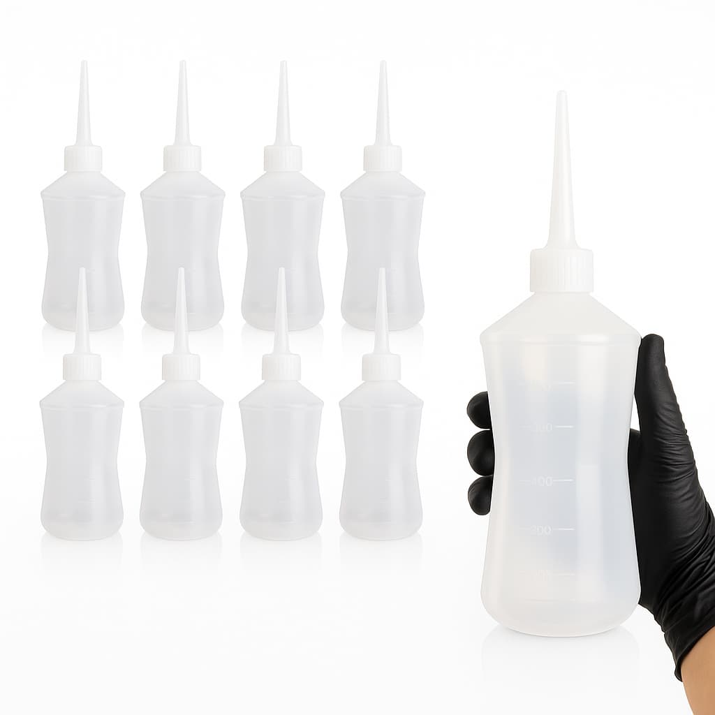 Frasco Almotolia Pisseta Bico Fino Para Aplicação/Armazenamento Diversos Tamanhos 100ML/250ML/500ML.