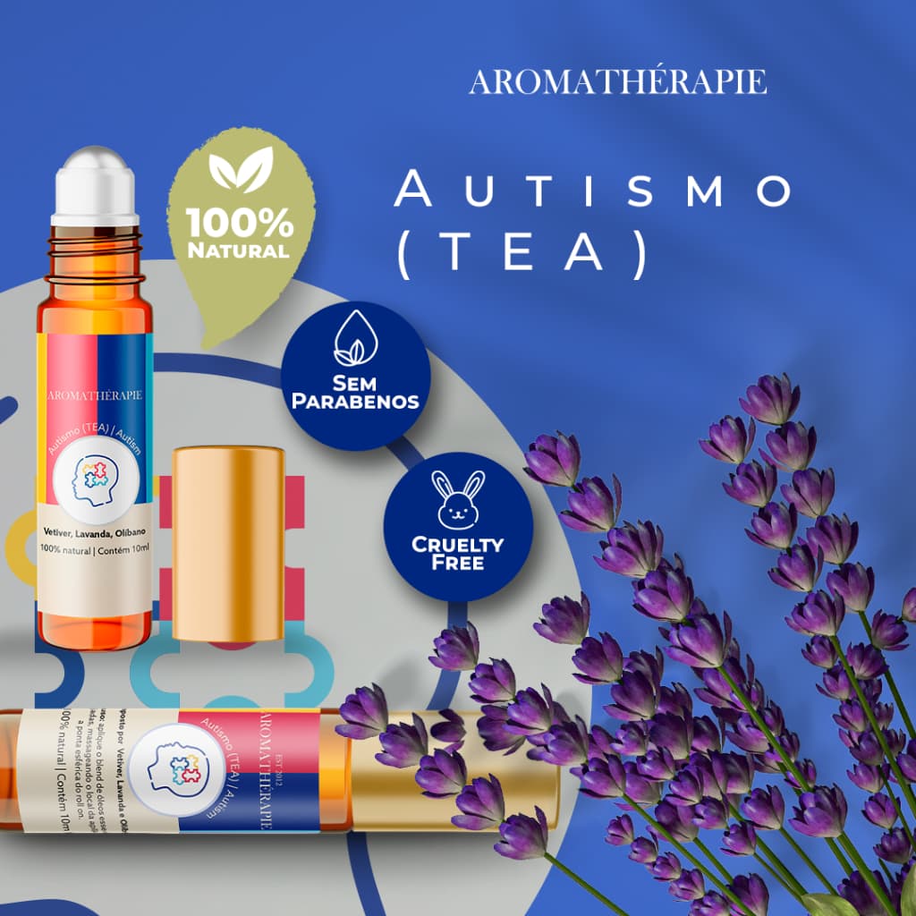 Aromaterapia Autismo (TEA) Natural Blend Óleos Essenciais Aromathérapie