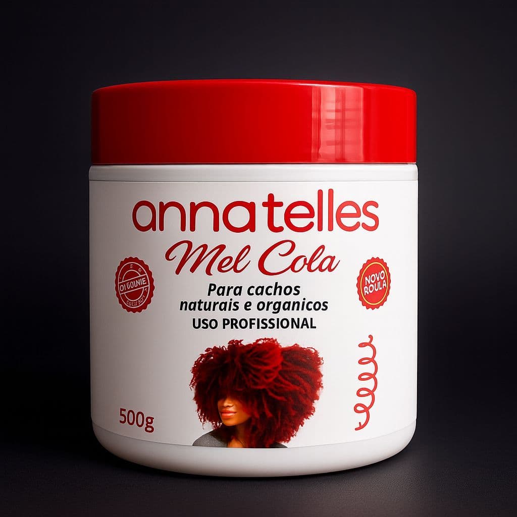 Mel Cola Anna Telles para cachos orgânicos e naturais 500g