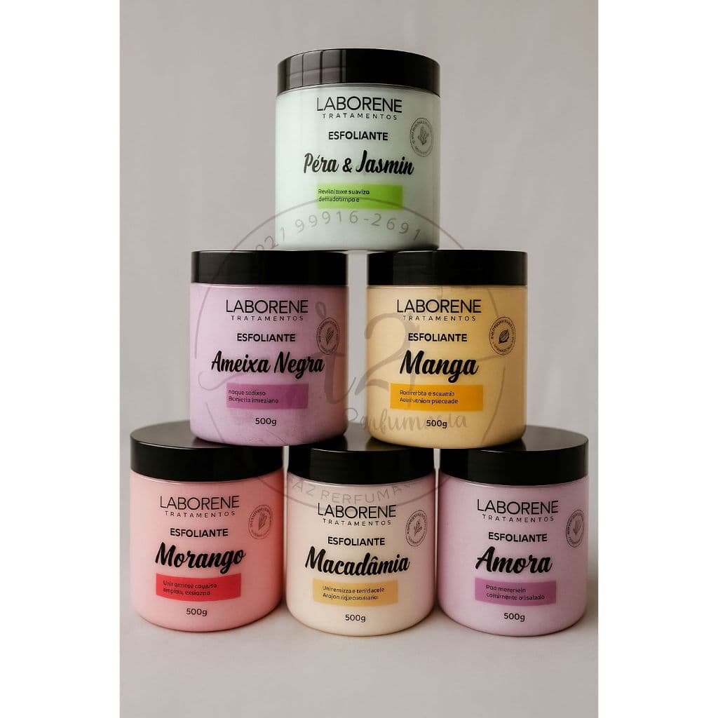 Esfoliante Corpo e Rosto Skincare Laborene 500g Auxilia no Clareamento de Áreas Escuras
