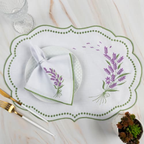 Jogo Americano Sulplast Com Guardanapo - Lavanda