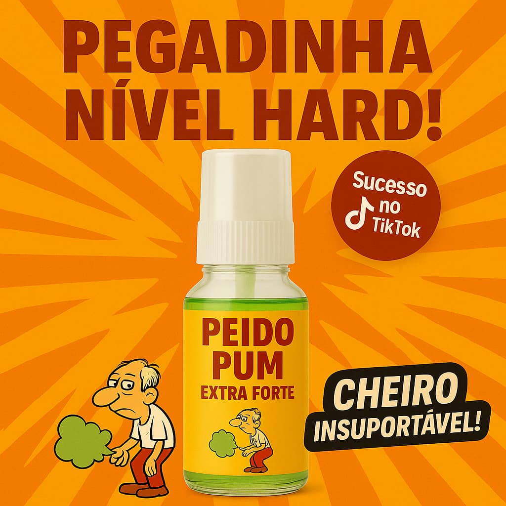 Peido Spray de Pum Pegadinha Super Forte Zoação Garantida Pegadinha Trolagem Peido Alemão Pronto
