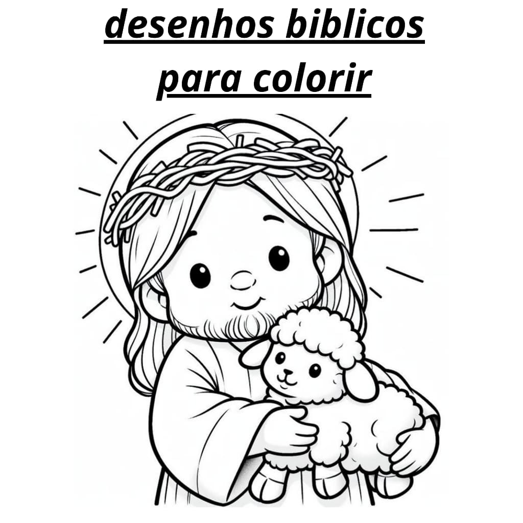 DESENHOS BIBLICOS para colorir FOLHAS SOLTAS 75g