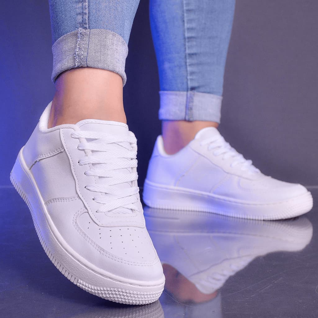Tênis Casual Branco Plataforma Premium Original Feminino e Masculino