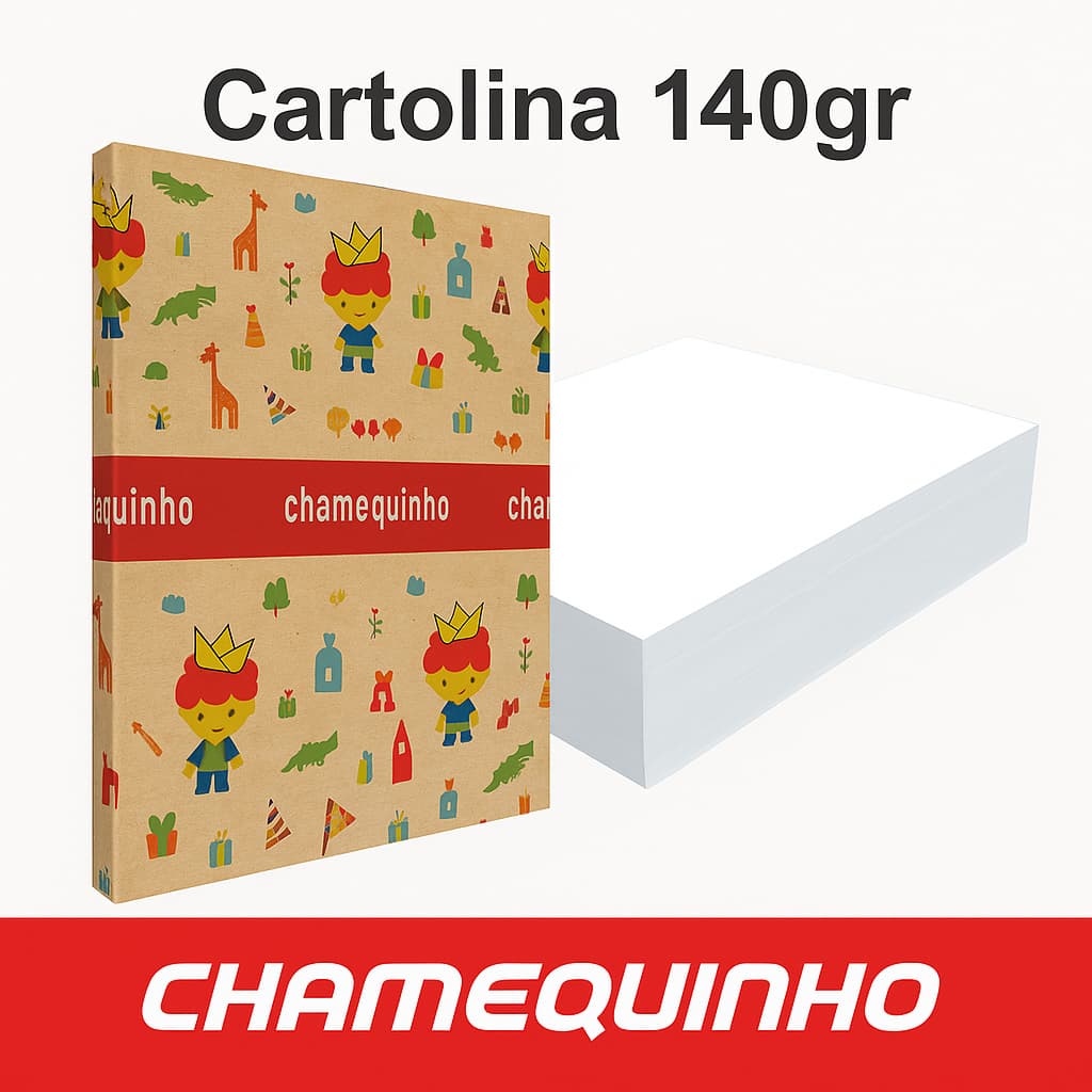 Cartolina com 100 folhas de 140gr - 50x66cm