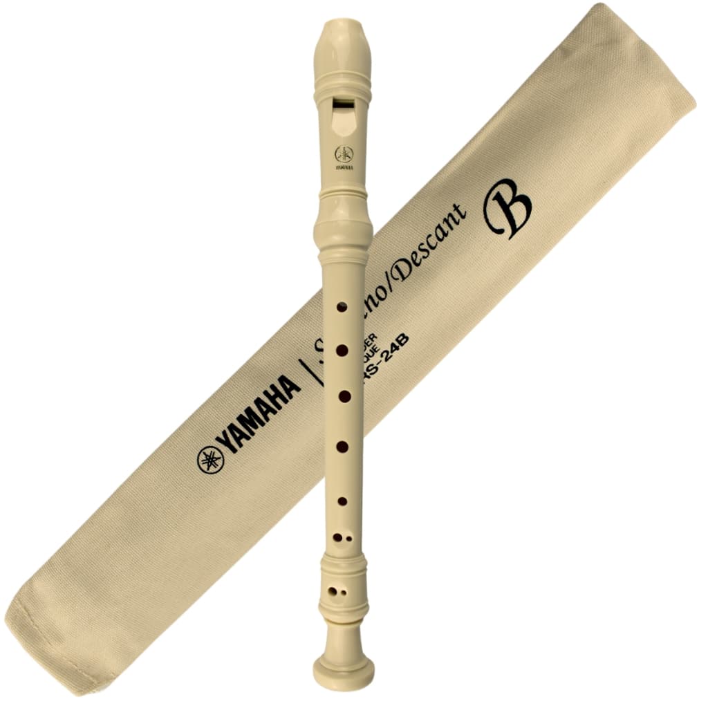 Flauta Doce Yamaha Soprano Barroca Yrs24B