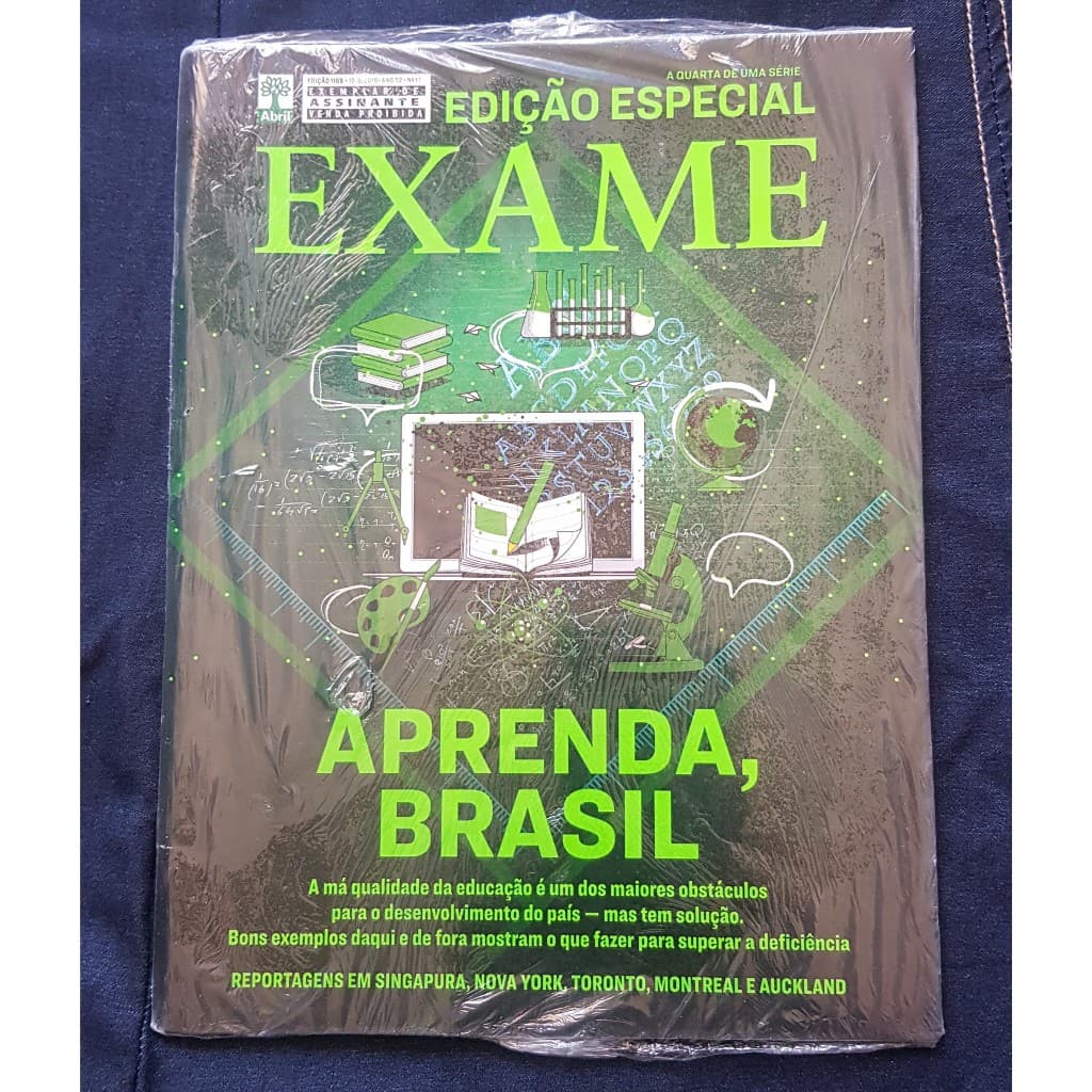 Revista EXAME - APRENDA, BRASIL - A QUARTA DE UMA SÉRIE ESPECIAL - #1169