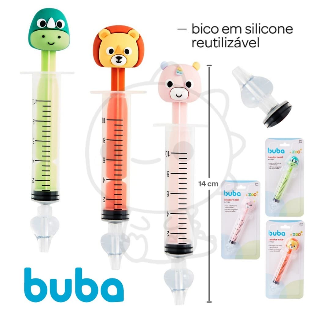 Seringa de Lavagem Nasal Buba Limpeza Nasal Infantil