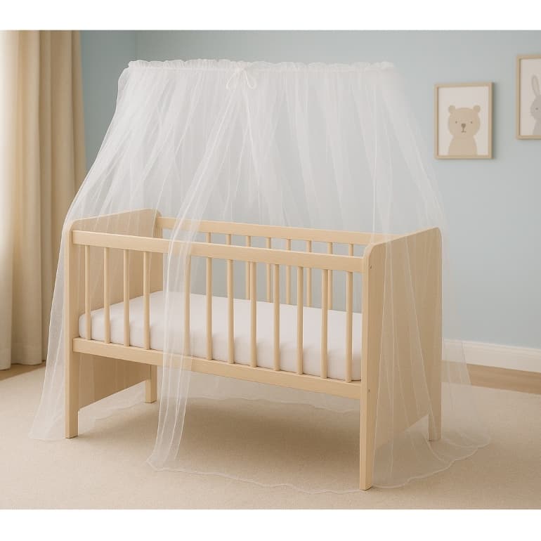 Mosquiteiro para berço padrão nacional/americano varias cores