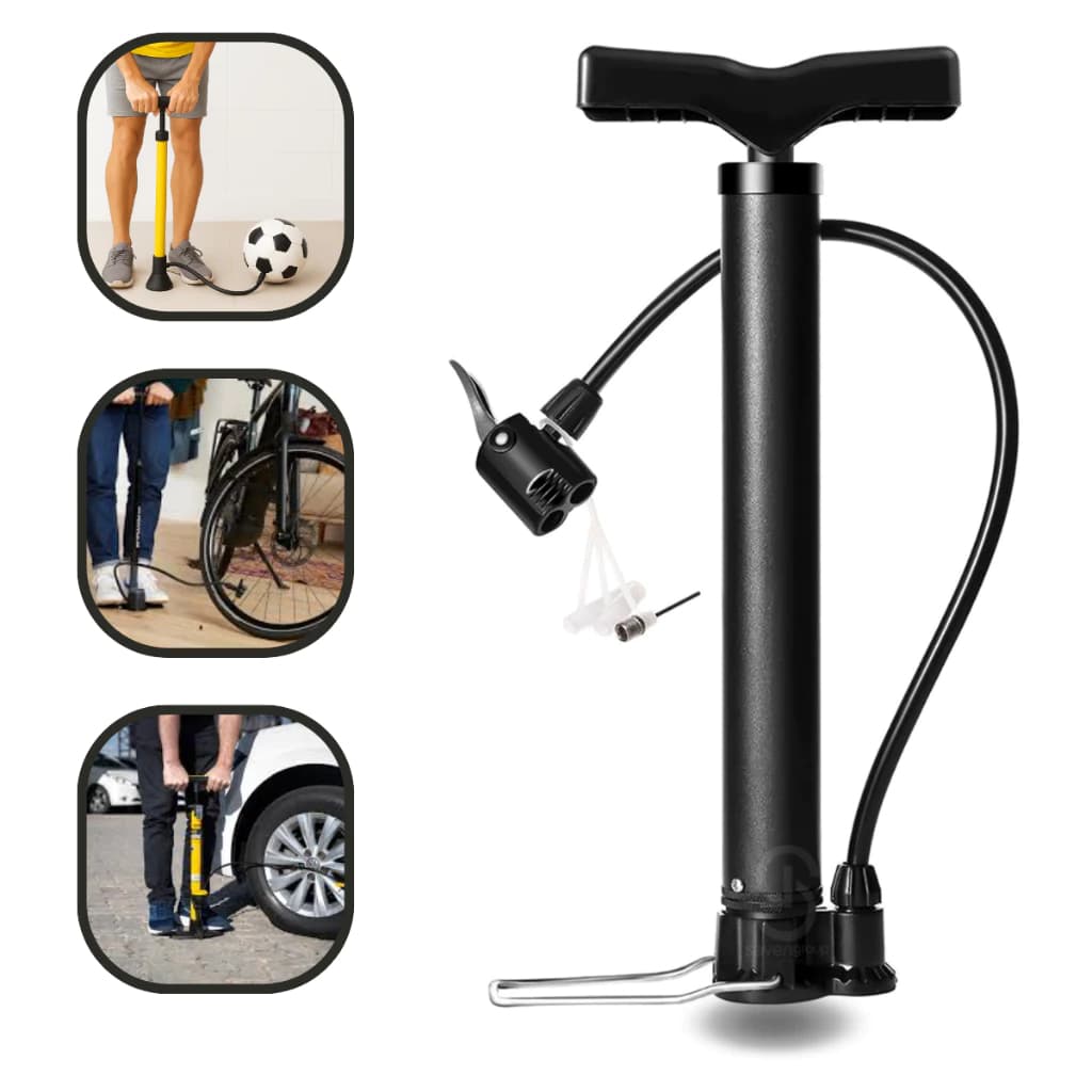 Bomba De Ar Encher Pneu Bicicleta Bola Moto Piscina Balão Forte Compacta e Leve