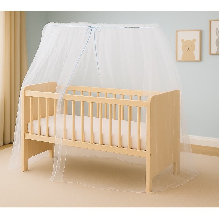 Mosquiteiro para berço varias cores padrão americano/nacional menino menina